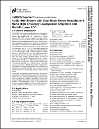 Click here to download LM4935WL Datasheet