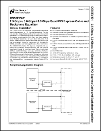 Click here to download DS50EV401 Datasheet
