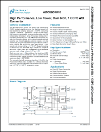 Click here to download ADC08D1010 Datasheet
