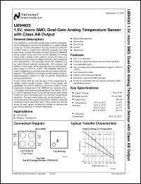 Click here to download LM94023 Datasheet
