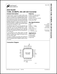 Click here to download ADC14L040 Datasheet