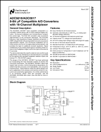 Click here to download ADC0816_07 Datasheet