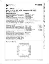 Click here to download ADC12QS065EVAL Datasheet