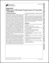 Click here to download DS90C387R Datasheet