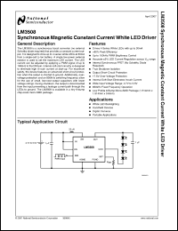Click here to download LM3508TLX Datasheet