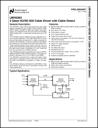 Click here to download LMH0303 Datasheet