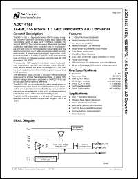 Click here to download ADC14155CISQ Datasheet