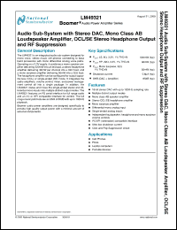 Click here to download LM49321 Datasheet