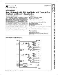 Click here to download DS25MB200_07 Datasheet