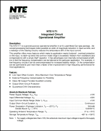 Click here to download NTE1171 Datasheet