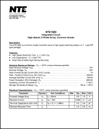 Click here to download NTE1680 Datasheet
