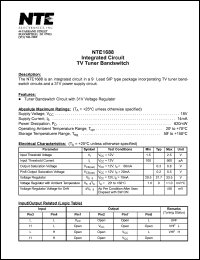 Click here to download NTE1688 Datasheet