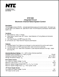 Click here to download NTE1836 Datasheet