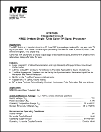 Click here to download NTE1846 Datasheet