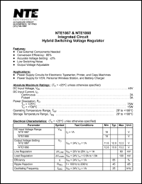 Click here to download NTE1867 Datasheet