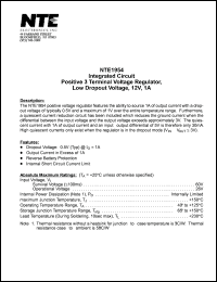 Click here to download NTE1954 Datasheet