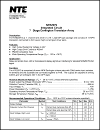 Click here to download NTE2079 Datasheet