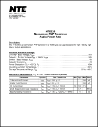 Click here to download NTE226 Datasheet