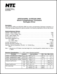 Click here to download NTE2341 Datasheet