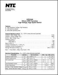 Click here to download NTE2348 Datasheet
