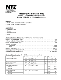 Click here to download NTE2358 Datasheet