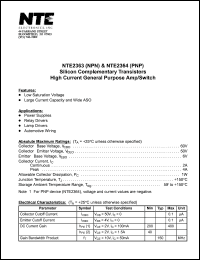 Click here to download NTE2364 Datasheet