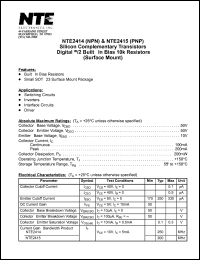 Click here to download NTE2414 Datasheet