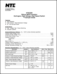 Click here to download NTE2558 Datasheet