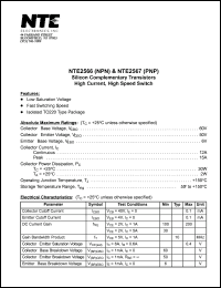 Click here to download NTE2566 Datasheet