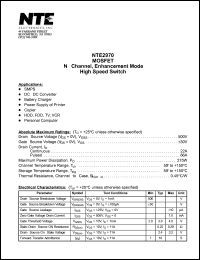 Click here to download NTE2970 Datasheet