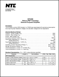 Click here to download NTE296 Datasheet