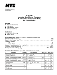 Click here to download NTE3302 Datasheet