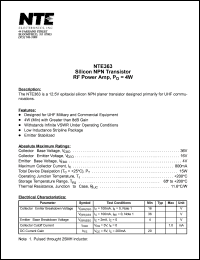 Click here to download NTE363 Datasheet