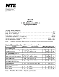 Click here to download NTE490 Datasheet