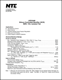 Click here to download NTE5440 Datasheet