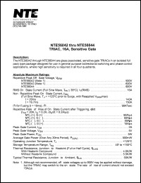 Click here to download NTE56043 Datasheet