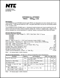 Click here to download NTE5652 Datasheet