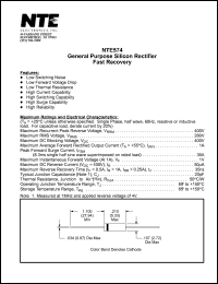 Click here to download NTE574 Datasheet