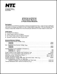 Click here to download NTE5742 Datasheet