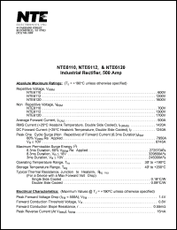 Click here to download NTE6112 Datasheet