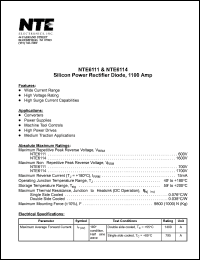 Click here to download NTE6114 Datasheet