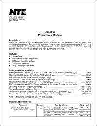 Click here to download NTE6234 Datasheet