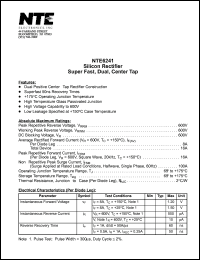 Click here to download NTE6241 Datasheet