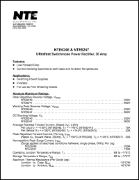 Click here to download NTE6247 Datasheet