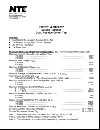 Click here to download NTE6252 Datasheet