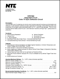 Click here to download NTE7084 Datasheet