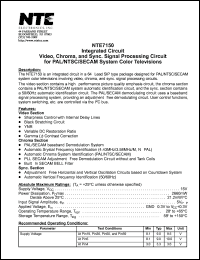 Click here to download NTE7150 Datasheet