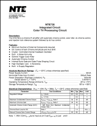 Click here to download NTE738 Datasheet