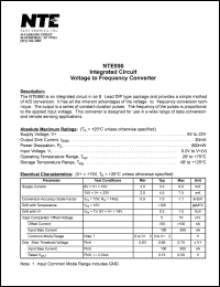 Click here to download NTE890 Datasheet