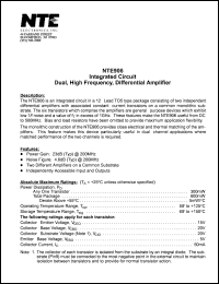 Click here to download NTE906 Datasheet